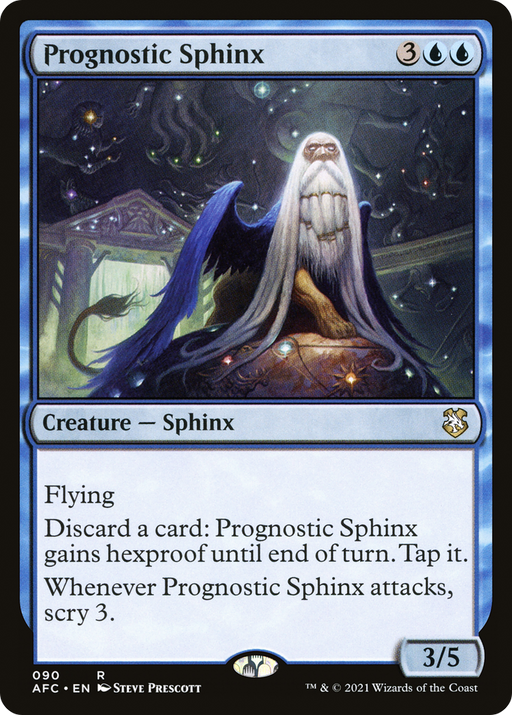 Prognostic Sphinx (AFC-090) [Forgotten Realms Commander] MTG Single Wizards of the Coast