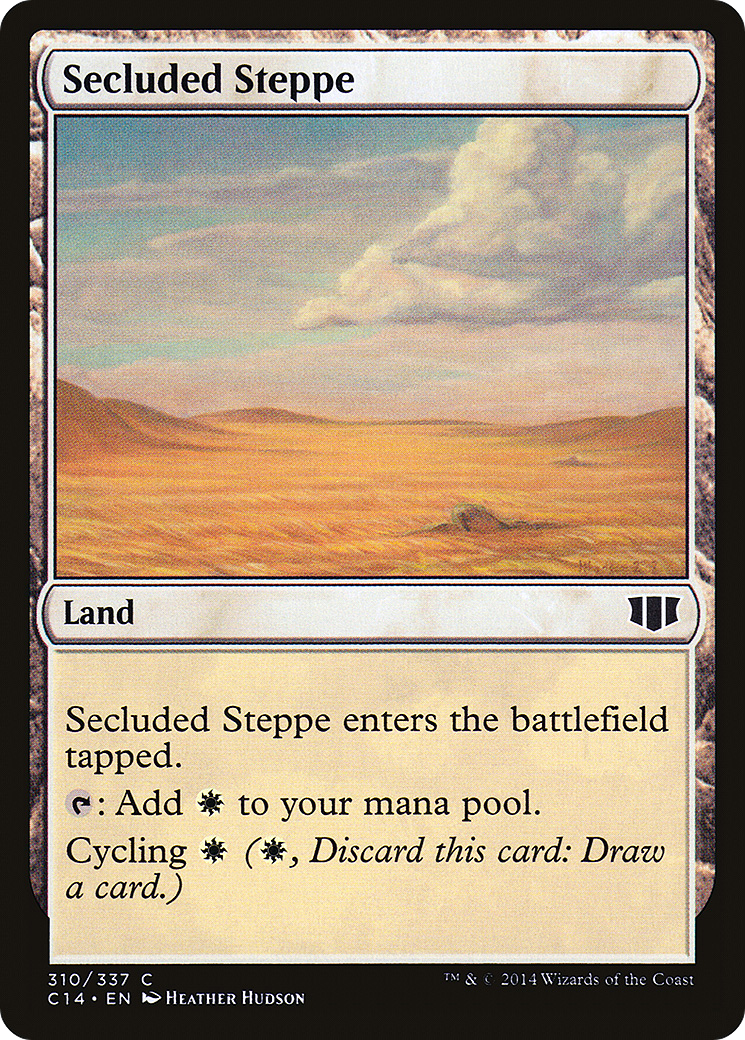Secluded Steppe (C14-310) [Commander 2014] MTG Single Wizards of the Coast