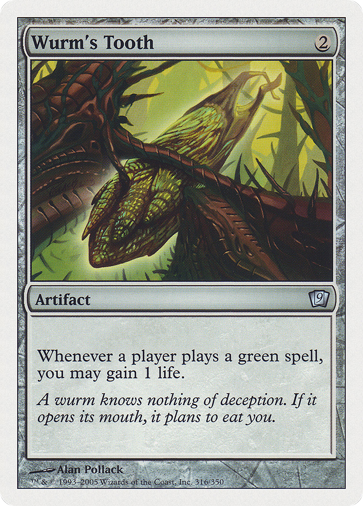 Wurm's Tooth (9ED-316) [9th Edition] Foil MTG Single Wizards of the Coast