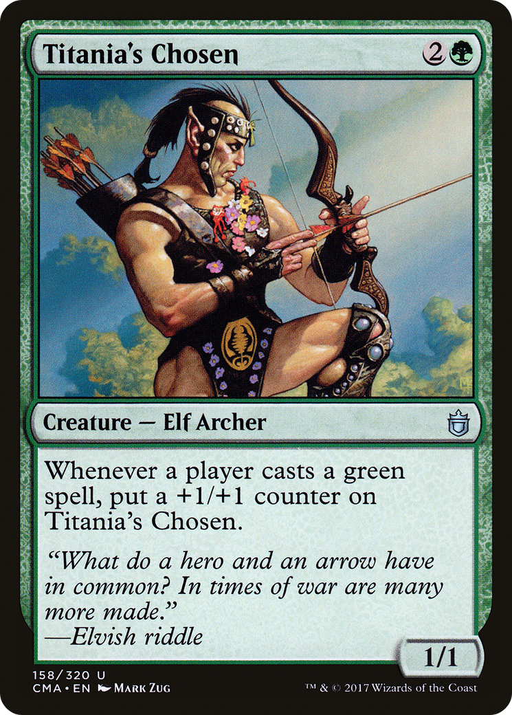 Titania's Chosen (CMA-158) [Commander Anthology] MTG Single Wizards of the Coast