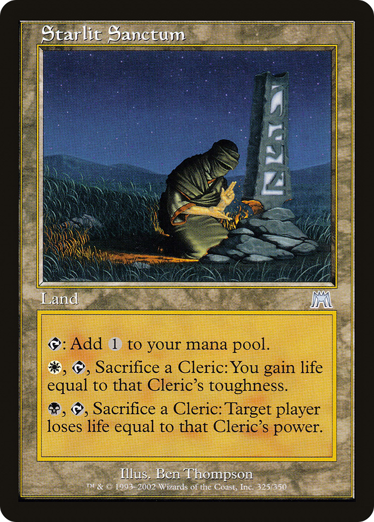 Starlit Sanctum (ONS-325) [Onslaught] MTG Single Wizards of the Coast