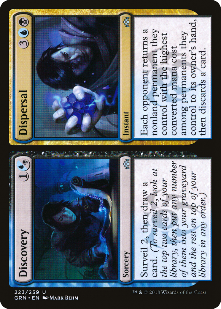 Discovery // Dispersal (GRN-223) [Guilds of Ravnica] MTG Single Wizards of the Coast