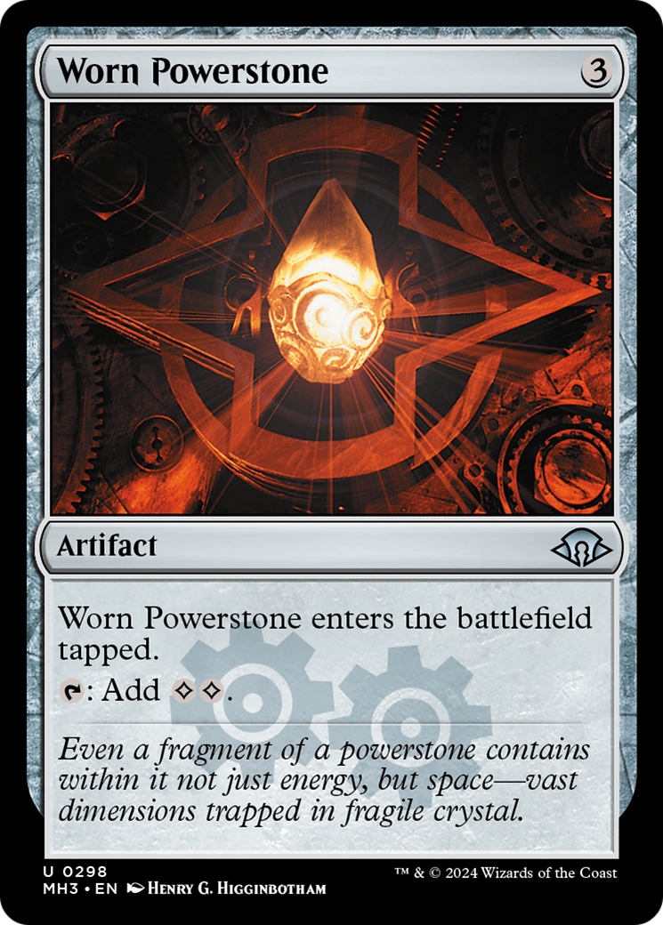Worn Powerstone (MH3-298) [Modern Horizons 3] Foil MTG Single Modern Horizons 3