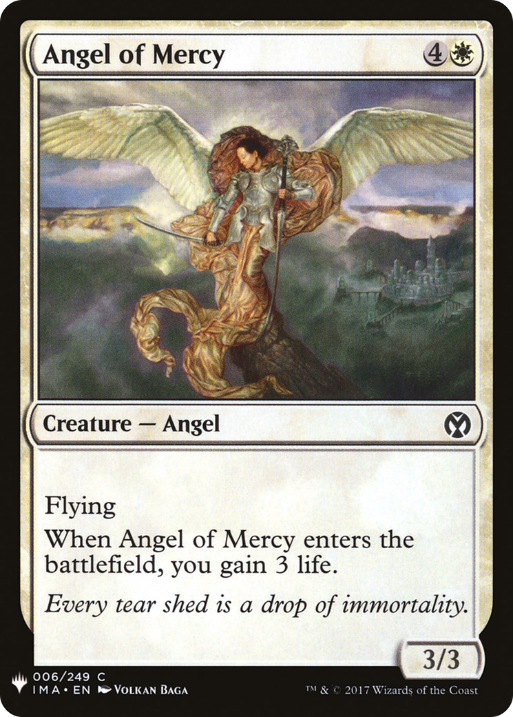 Angel of Mercy (LIST-IMA-6) [Mystery Booster] The List MTG Single Wizards of the Coast