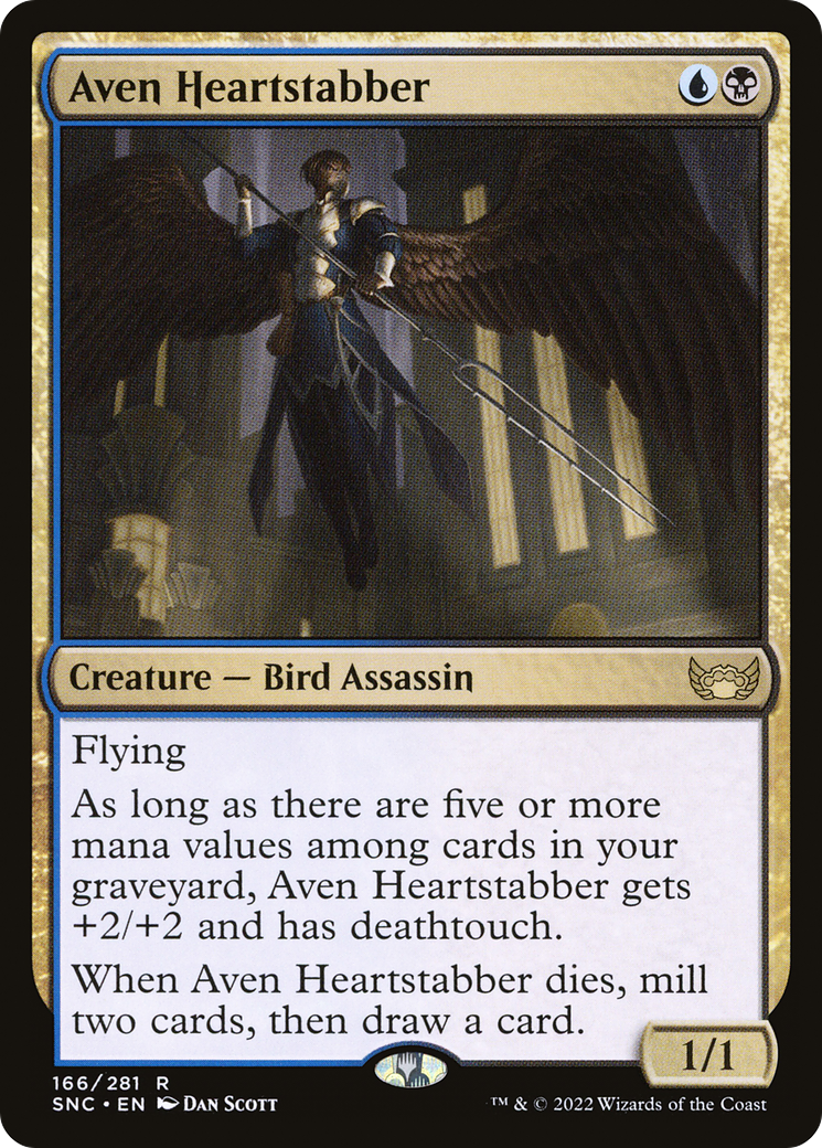 Aven Heartstabber (SNC-166) [Streets of New Capenna] MTG Single Wizards of the Coast
