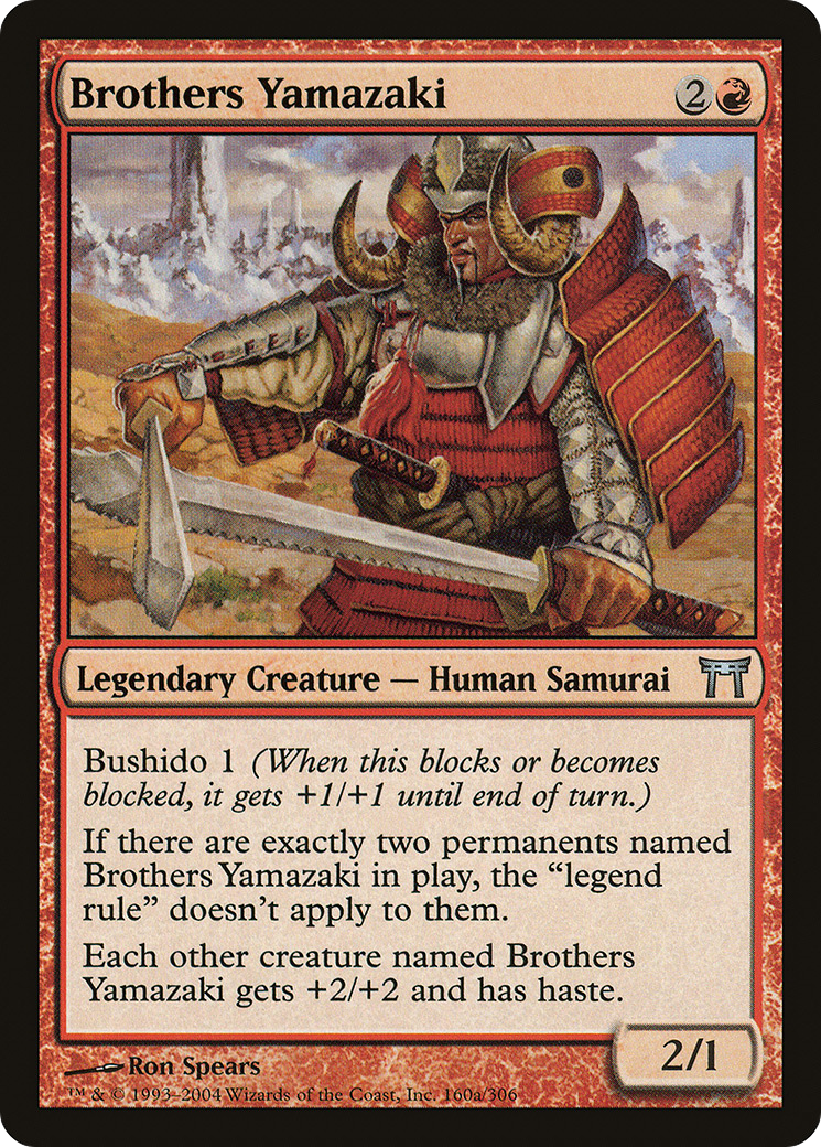 Brothers Yamazaki (CHK-160A) [Champions of Kamigawa] MTG Single Wizards of the Coast