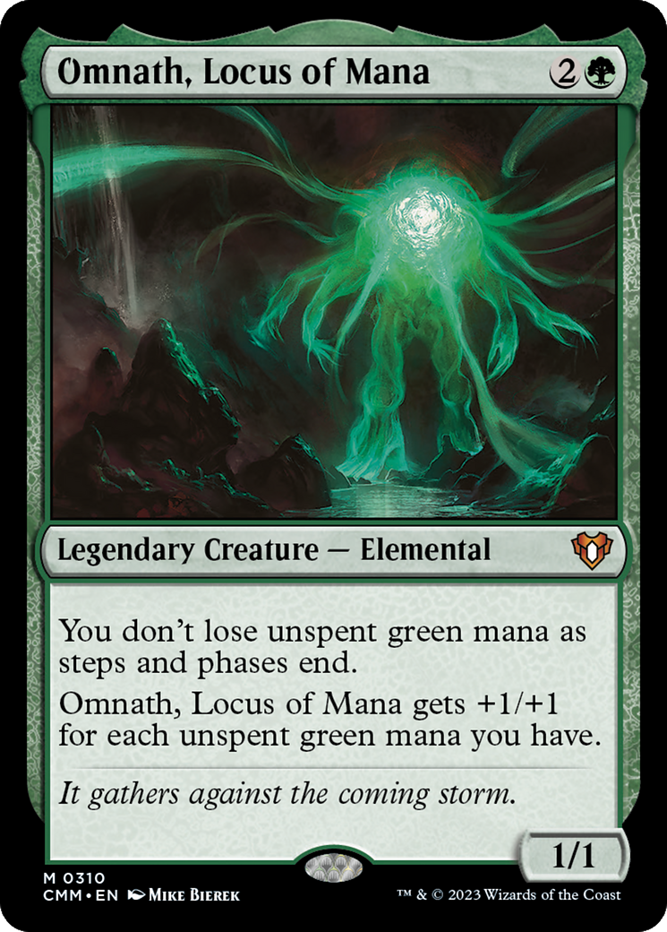 Omnath, Locus of Mana (CMM-310) [Commander Masters] MTG Single Wizards of the Coast