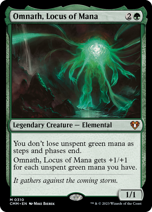 Omnath, Locus of Mana (CMM-310) [Commander Masters] MTG Single Wizards of the Coast