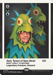Aesi, Tyrant of Gyre Strait (SLD-1873) [Secret Lair] Drop (Borderless) Foil MTG Single Wizards of the Coast