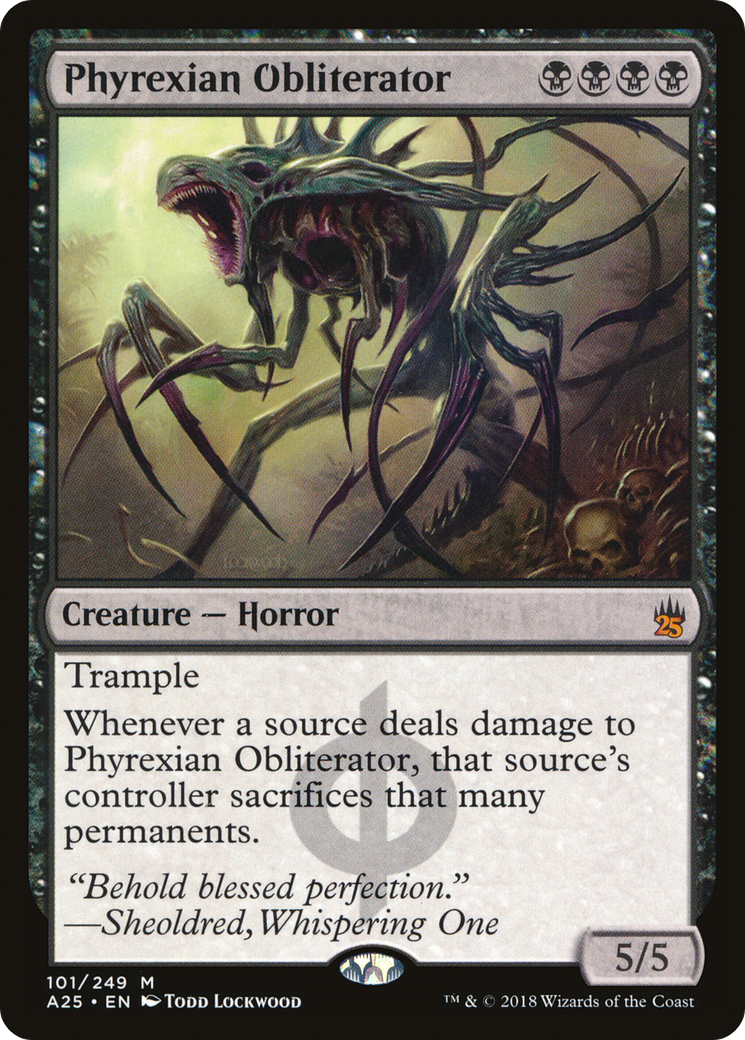 Phyrexian Obliterator (A25-101) [Masters 25] Foil MTG Single Wizards of the Coast