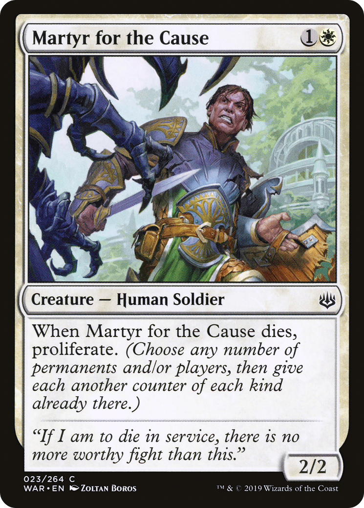 Martyr for the Cause (WAR-023) [War of the Spark] Foil MTG Single Wizards of the Coast