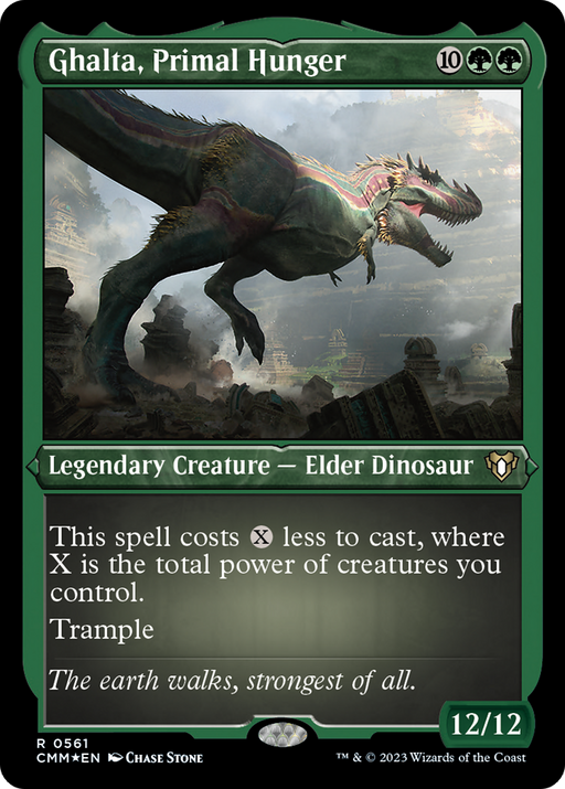 Ghalta, Primal Hunger (CMM-561) [Commander Masters] Etched Foil MTG Single Wizards of the Coast