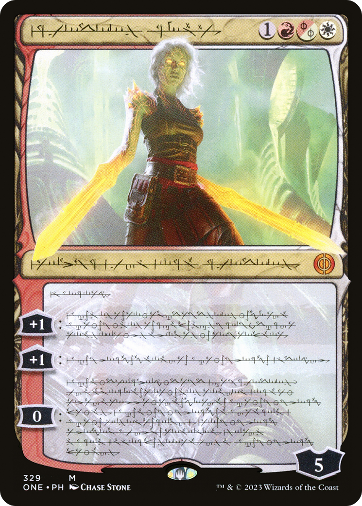 Nahiri, the Unforgiving (ONE-329) [Phyrexia: All Will Be One] (Showcase) MTG Single Wizards of the Coast