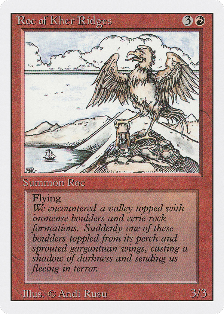 Roc of Kher Ridges (3ED-172) [Revised Edition] MTG Single Wizards of the Coast