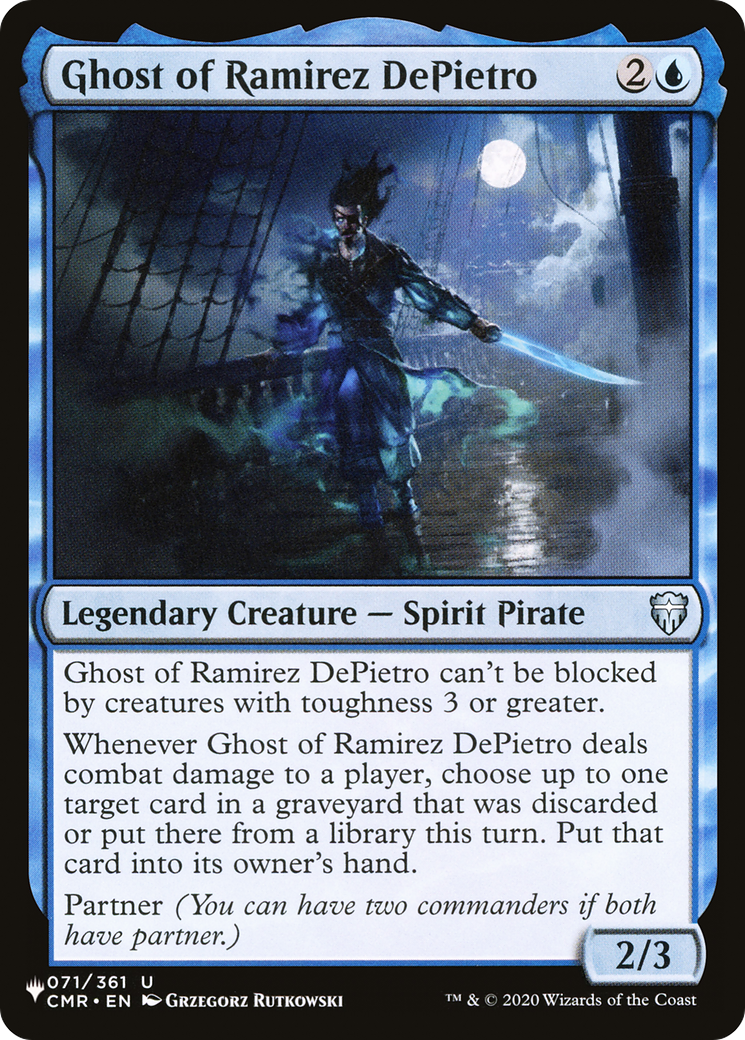 Ghost of Ramirez DePietro (LIST-071/361) [Mystery Booster] The List MTG Single Wizards of the Coast