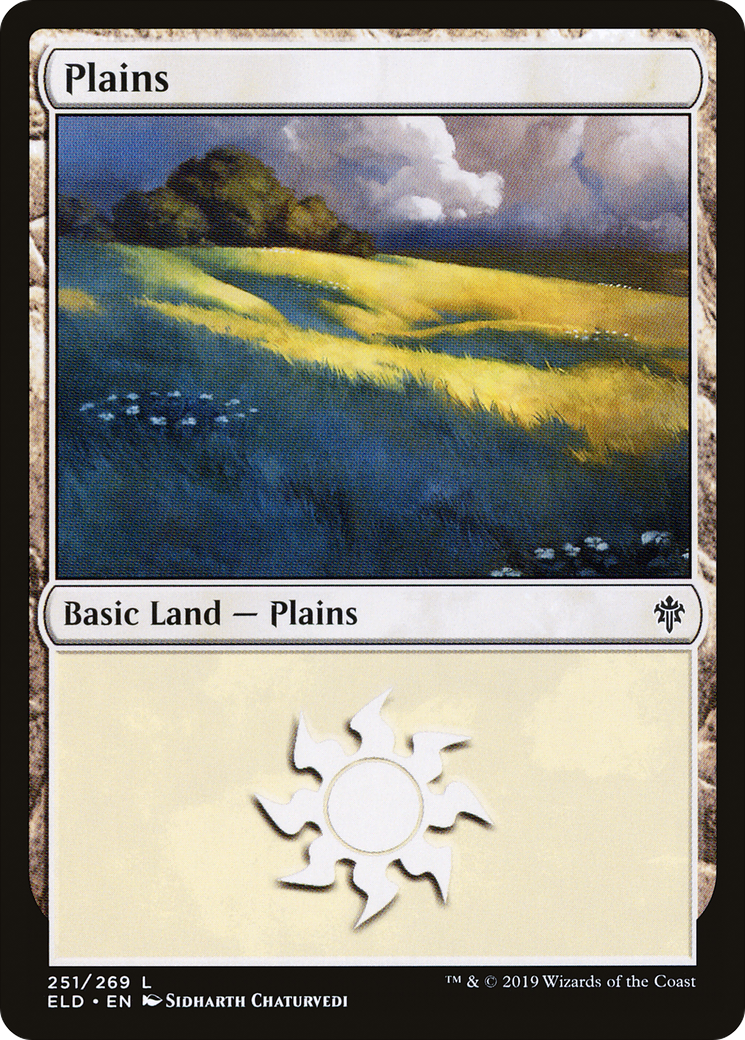 Plains (ELD-251) [Throne of Eldraine] MTG Single Wizards of the Coast