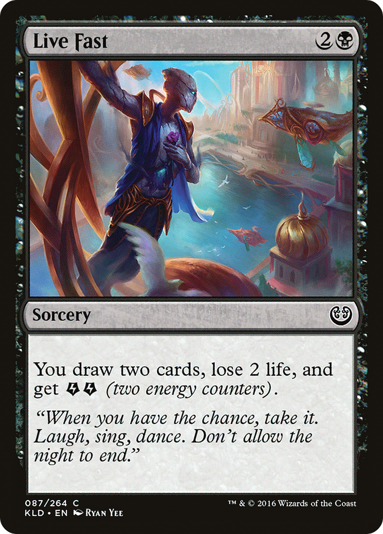 Live Fast (KLD-087) [Kaladesh] MTG Single Wizards of the Coast