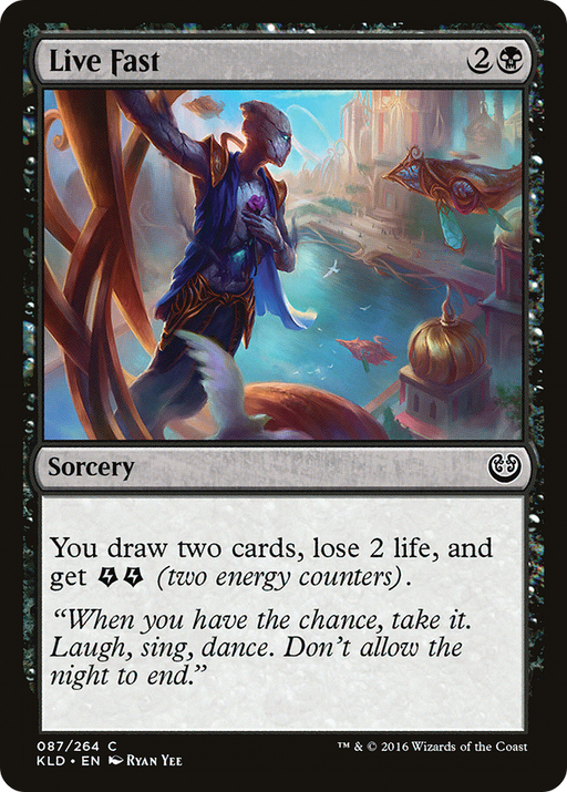 Live Fast (KLD-087) [Kaladesh] MTG Single Wizards of the Coast