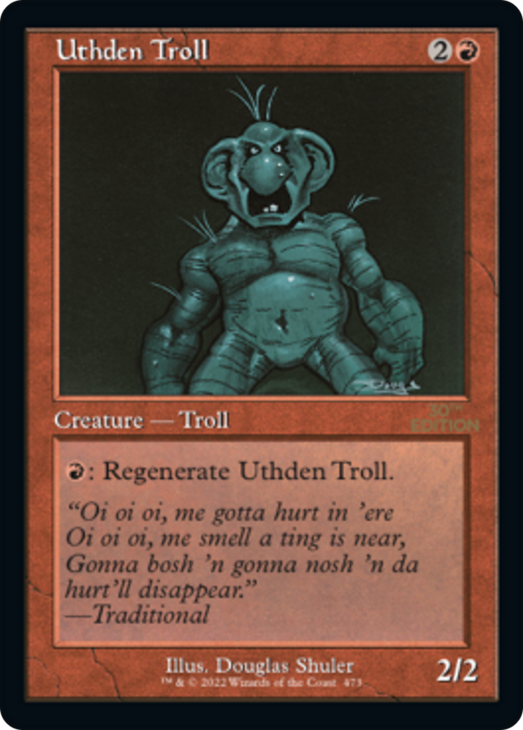 Uthden Troll (30A-473) [30th Anniversary Edition] MTG Single Wizards of the Coast