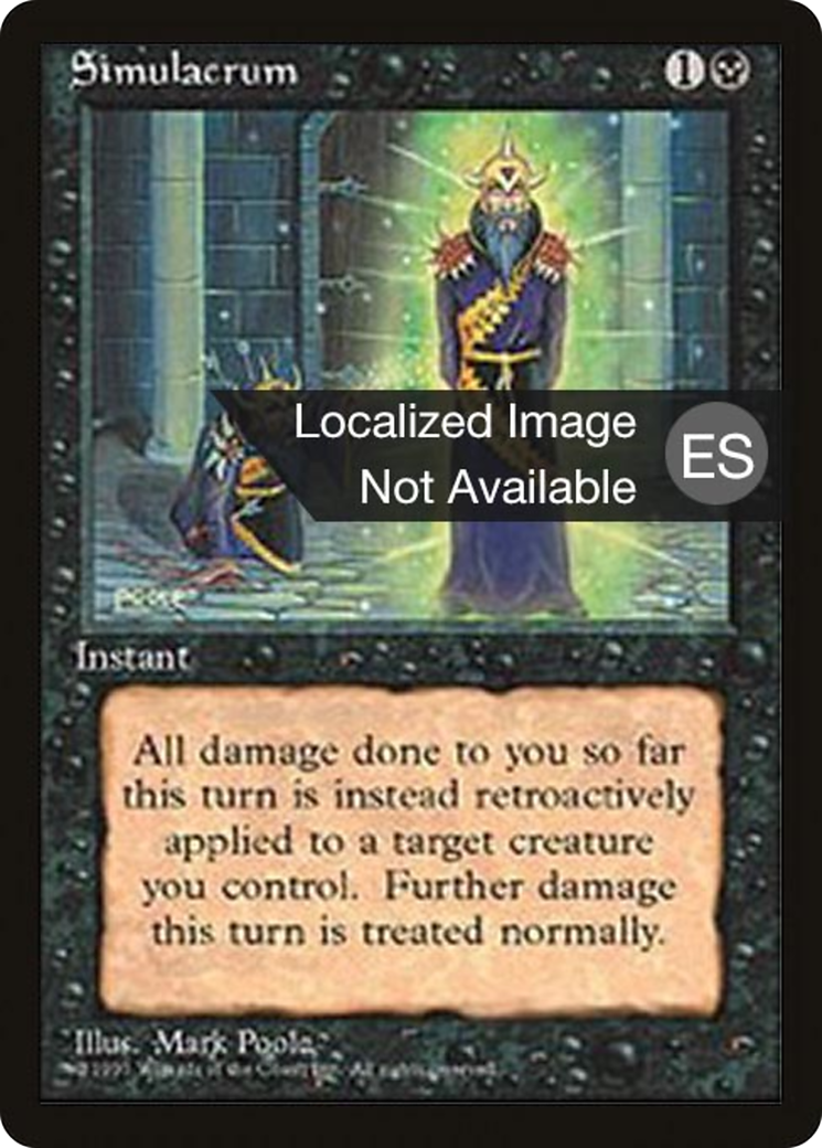 Simulacrum (4BB-161) [Fourth Edition Foreign Black Border] MTG Single Wizards of the Coast