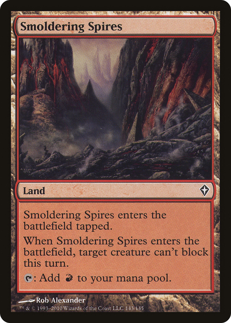 Smoldering Spires (WWK-143) [Worldwake] MTG Single Wizards of the Coast