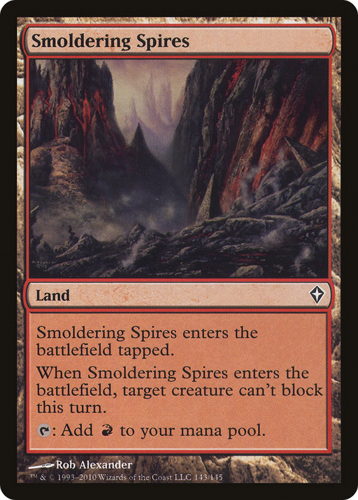 Smoldering Spires (WWK-143) [Worldwake] MTG Single Wizards of the Coast