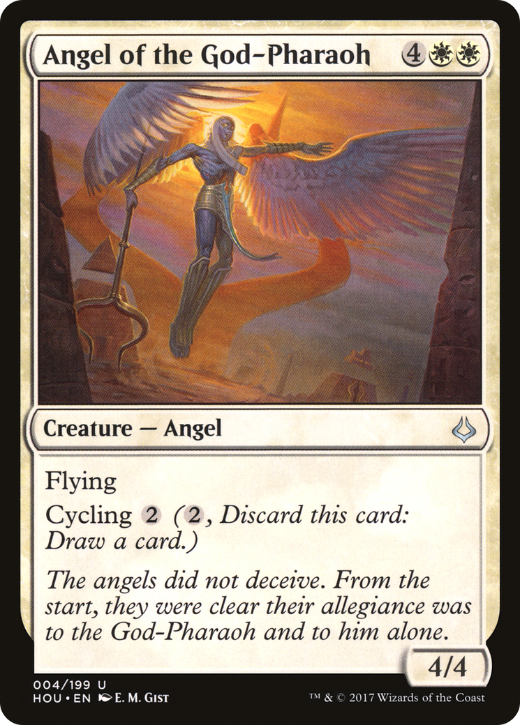 Angel of the God-Pharaoh (HOU-004) [Hour of Devastation] Foil MTG Single Wizards of the Coast