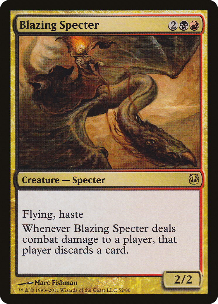 Blazing Specter (DDH-052) [Misc] Duel Decks: Ajani vs. Nicol Bolas MTG Single Wizards of the Coast