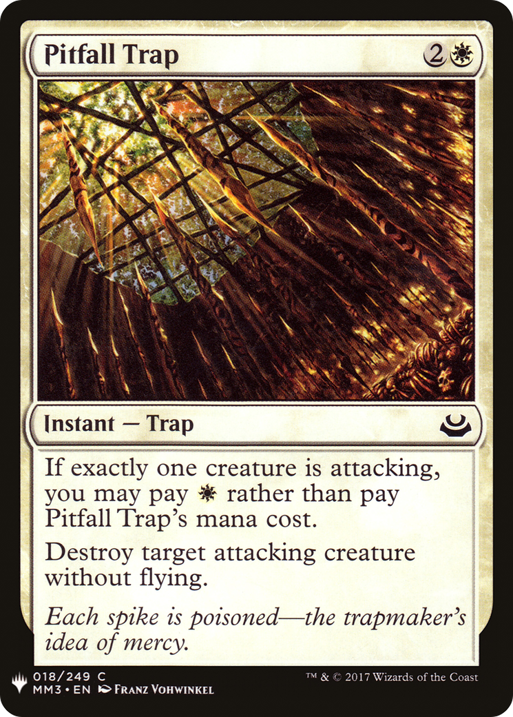 Pitfall Trap (LIST-MM3-18) [Mystery Booster] The List MTG Single Wizards of the Coast
