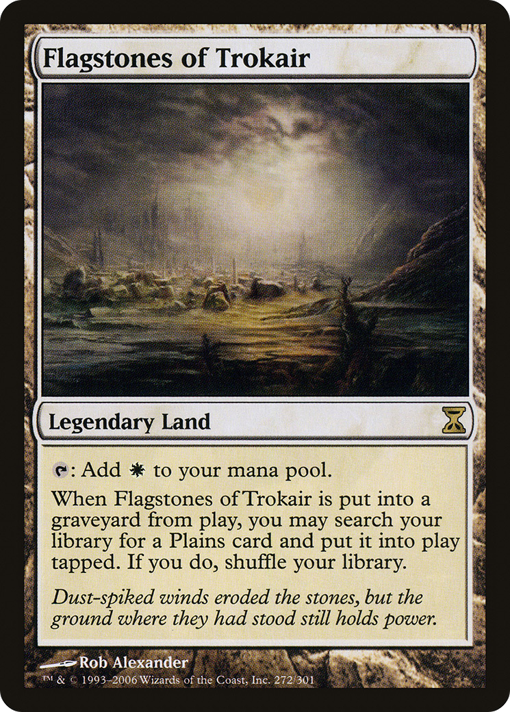 Flagstones of Trokair (TSP-272) [Time Spiral] Foil MTG Single Wizards of the Coast