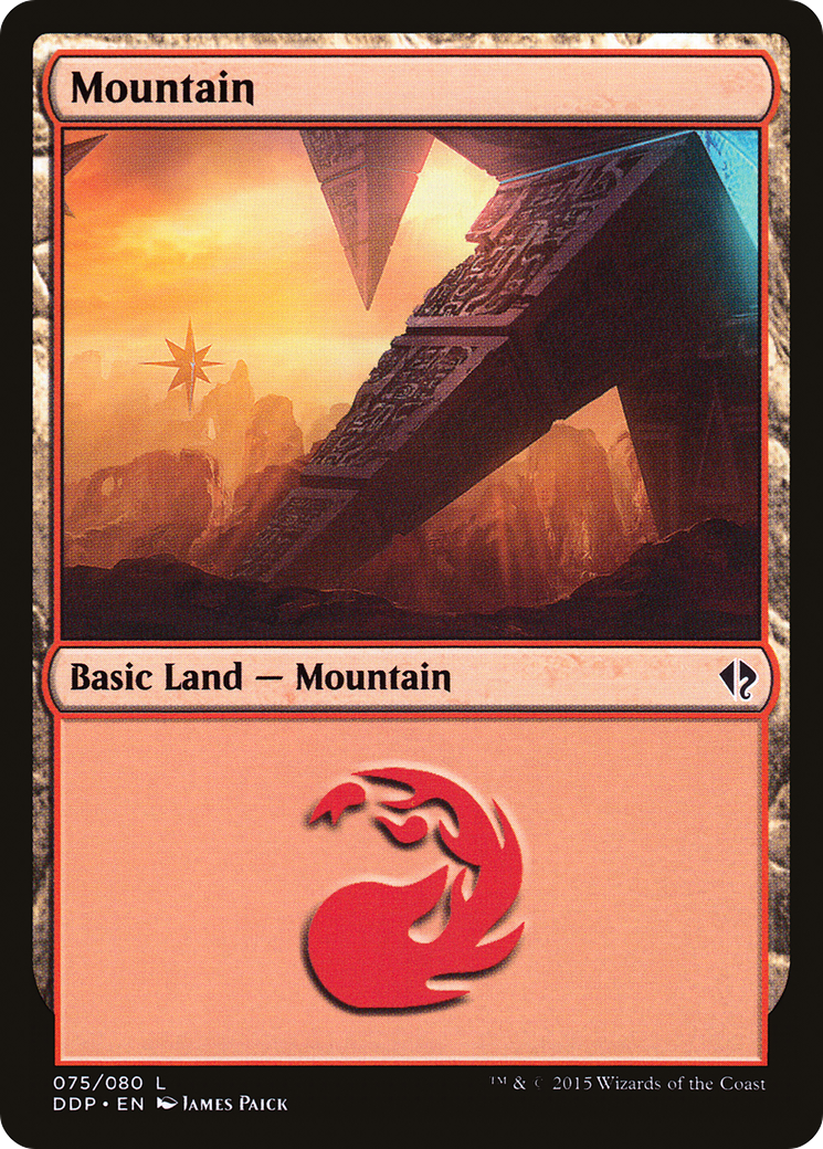 Mountain (DDP-075) [Misc] Duel Decks: Zendikar vs. Eldrazi MTG Single Wizards of the Coast
