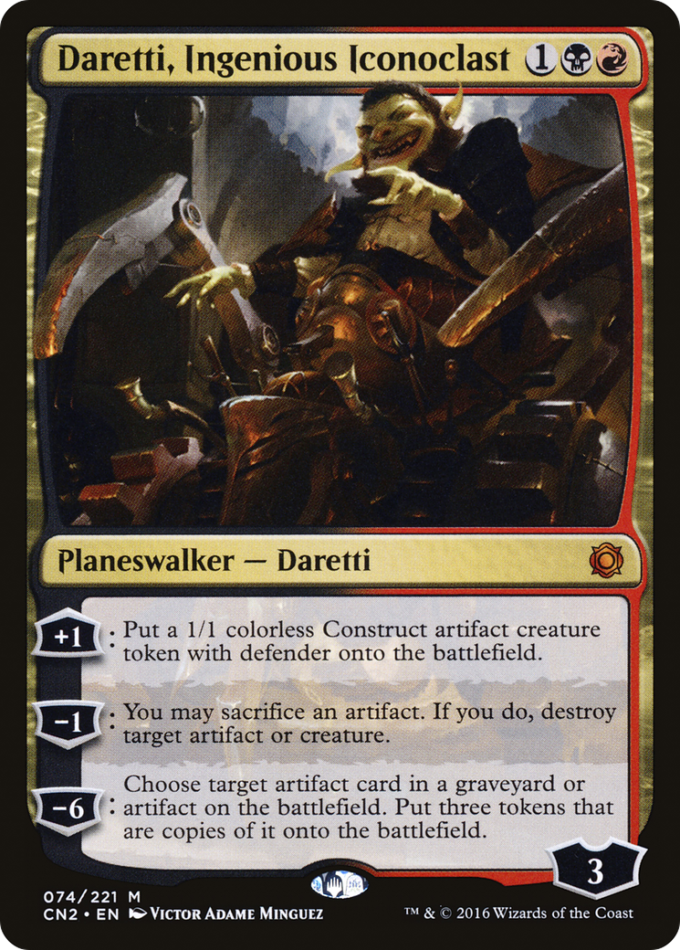 Daretti, Ingenious Iconoclast (CN2-074) [Conspiracy: Take the Crown] Foil MTG Single Wizards of the Coast