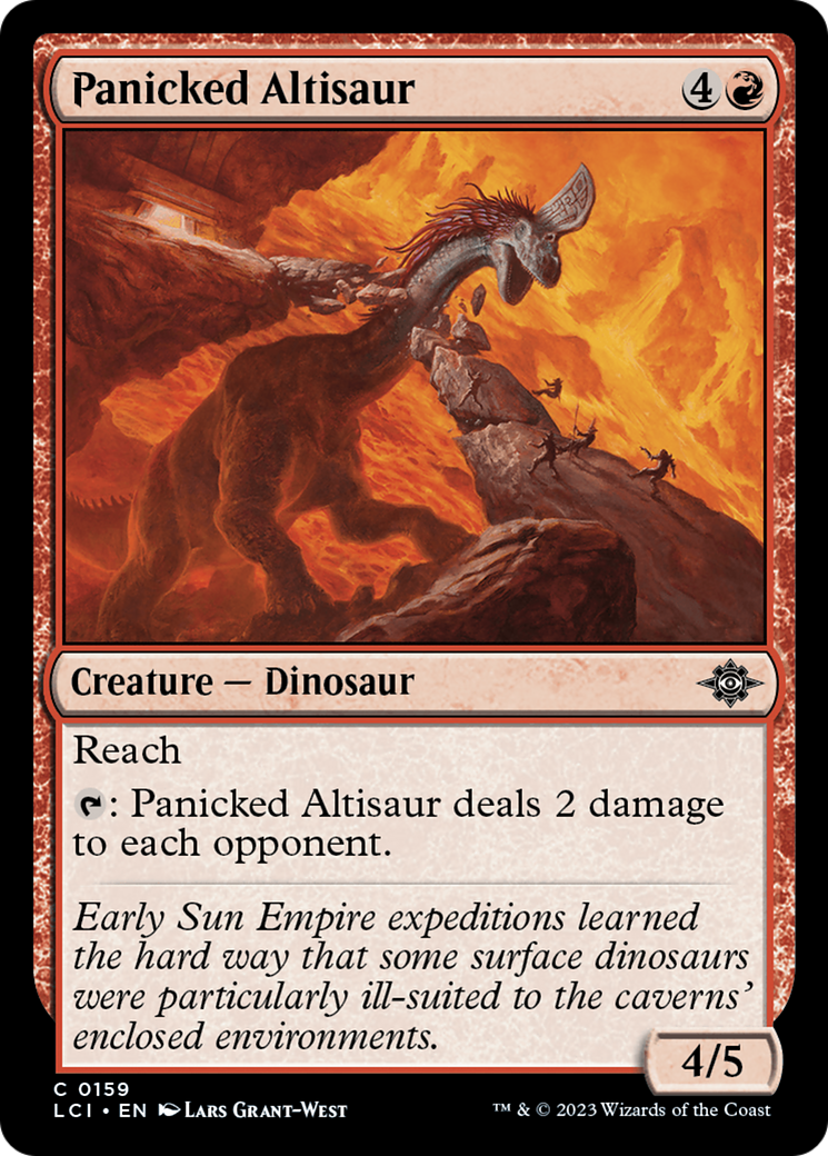 Panicked Altisaur (LCI-159) [The Lost Caverns of Ixalan] MTG Single Wizards of the Coast