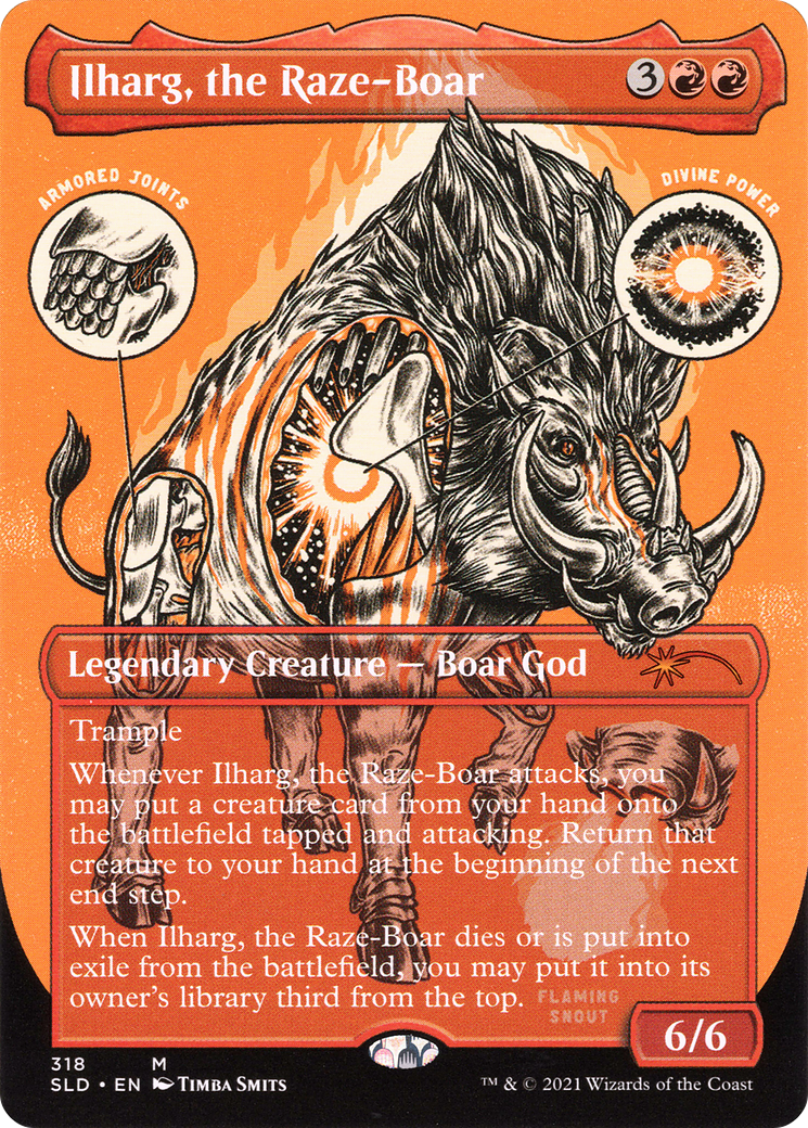 Ilharg, the Raze-Boar (SLD-318) [Secret Lair] Drop (Borderless) MTG Single Wizards of the Coast