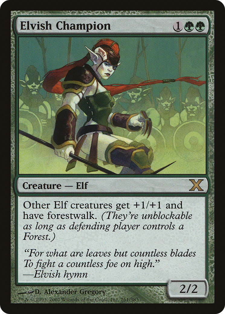 Elvish Champion (10E-261) [Tenth Edition] MTG Single Wizards of the Coast