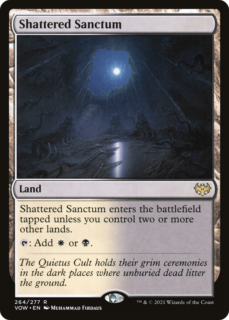 Shattered Sanctum (VOW-264) [Innistrad: Crimson Vow] Foil MTG Single Wizards of the Coast