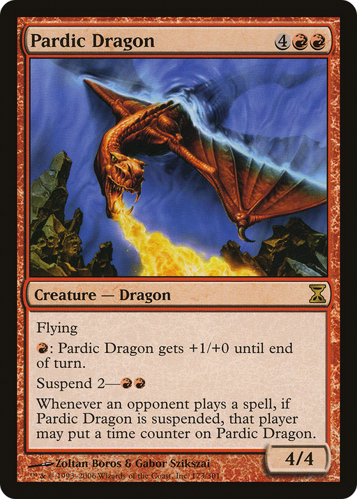 Pardic Dragon (TSP-173) [Time Spiral] MTG Single Wizards of the Coast