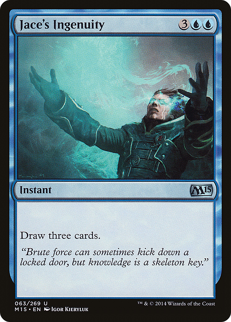 Jace's Ingenuity (M15-063) [Magic 2015] MTG Single Wizards of the Coast