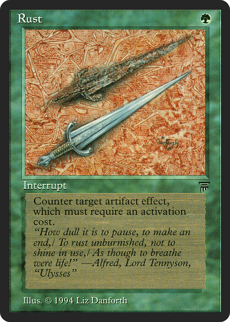 Rust (LEG-203) [Oldschool] Legends MTG Single Wizards of the Coast