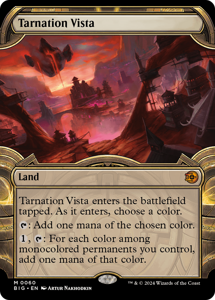 Tarnation Vista (BIG-060) [The Big Score] (Showcase) Foil MTG Single Wizards of the Coast
