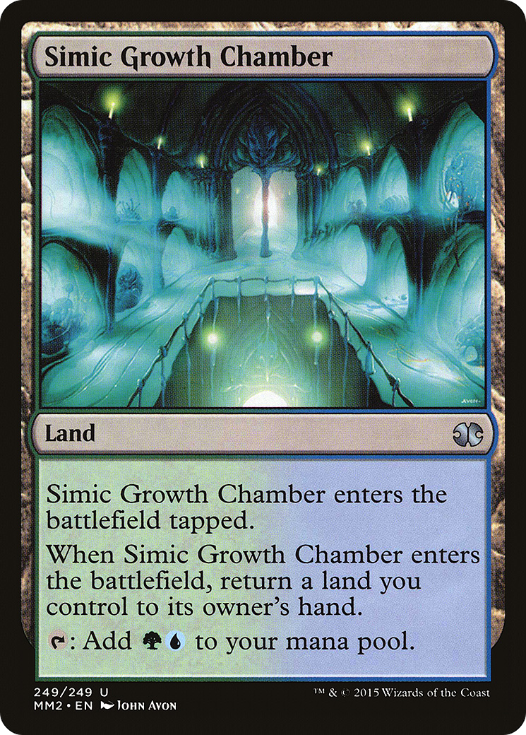 Simic Growth Chamber (MM2-249) [Modern Masters 2015] Foil MTG Single Modern Masters 2015