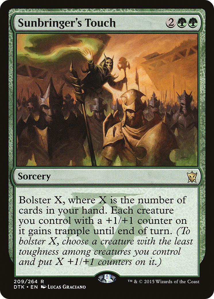 Sunbringer's Touch (DTK-209) [Dragons of Tarkir] Foil MTG Single Wizards of the Coast