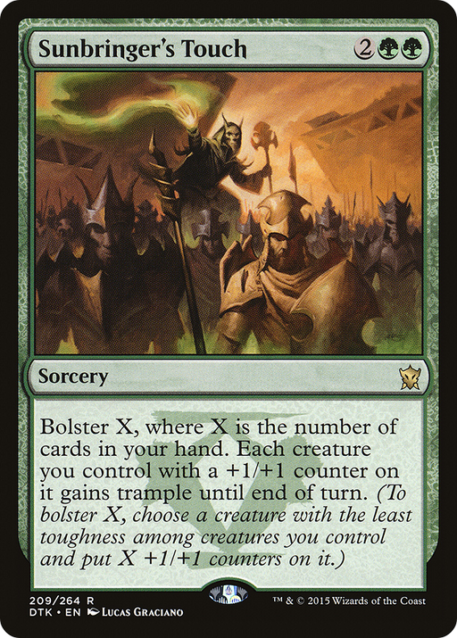 Sunbringer's Touch (DTK-209) [Dragons of Tarkir] MTG Single Wizards of the Coast