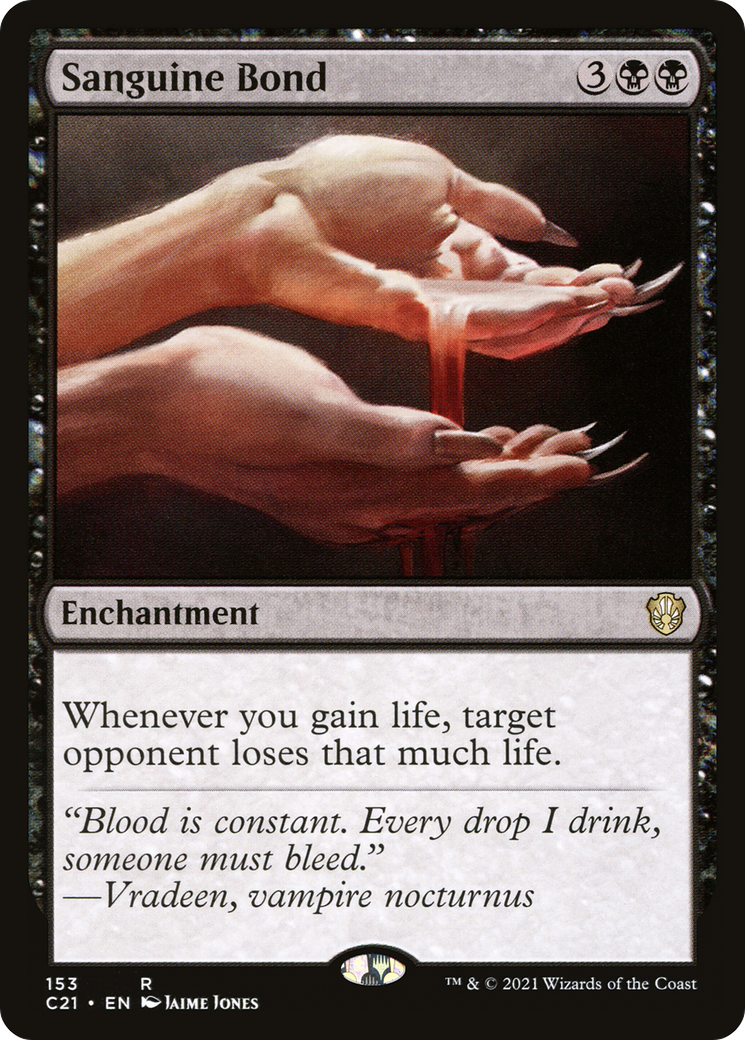 Sanguine Bond (C21-153) [Commander 2021] MTG Single Wizards of the Coast