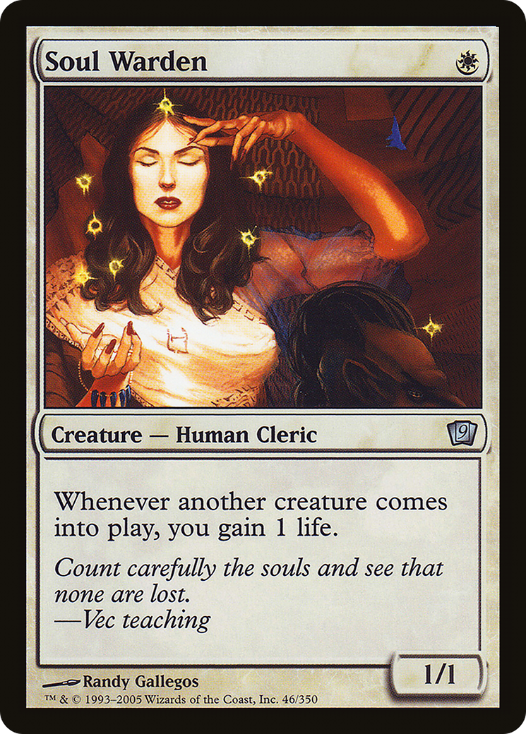 Soul Warden (9ED-) [9th Edition] MTG Single Wizards of the Coast