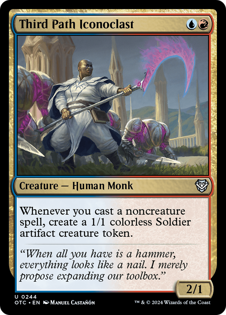 Third Path Iconoclast (OTC-244) [Outlaws of Thunder Junction Commander] MTG Single Wizards of the Coast