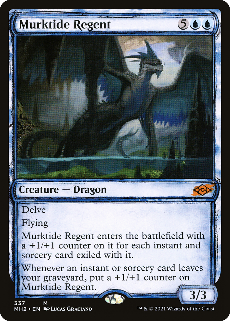 Murktide Regent (MH2-337) [Modern Horizons 2] (Showcase) Foil MTG Single Modern Horizons 2