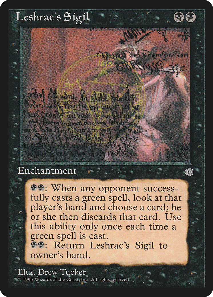 Leshrac's Sigil (ICE-144) [Ice Age] MTG Single Wizards of the Coast