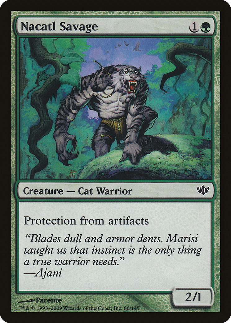 Nacatl Savage (CON-086) [Conflux] MTG Single Wizards of the Coast