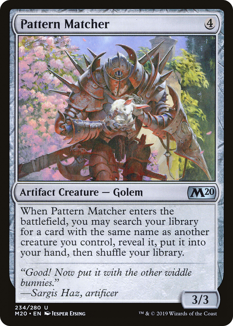 Pattern Matcher (M20-234) [Core Set 2020] Foil MTG Single Wizards of the Coast